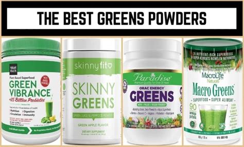 Best Green Powders to Supplement Your Diet .